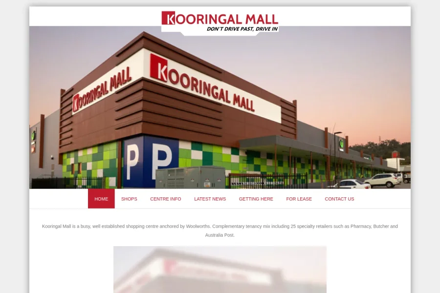 Kooringal Mall New Website