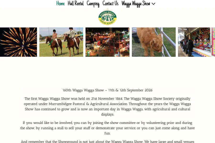 Wagga Wagga Show Society New Website