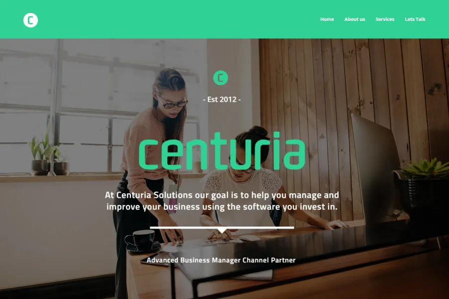 Centuria Solutions - desktop