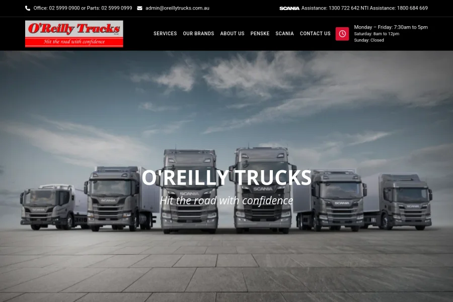 O'Reilly Truck Repairs New Website