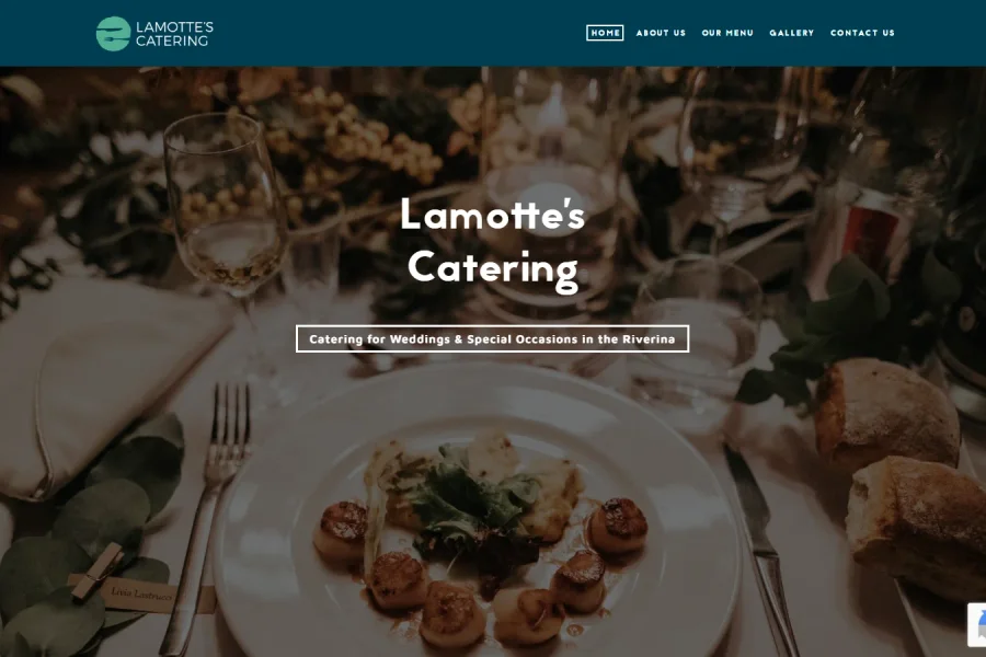 Lamotte's Catering New Website