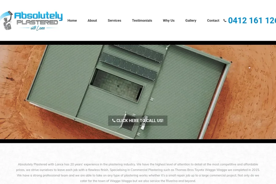 Absolutely Plastered with Lance New Website