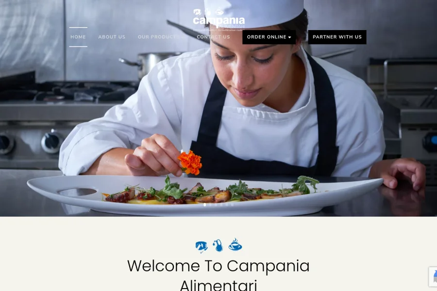 Campania Alimentari New Website