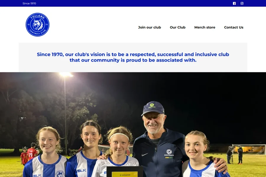 Tolland Wolves New Website