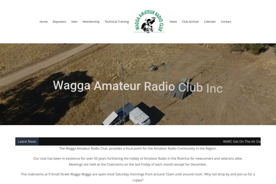 Wagga Amateur Radio Club New Website