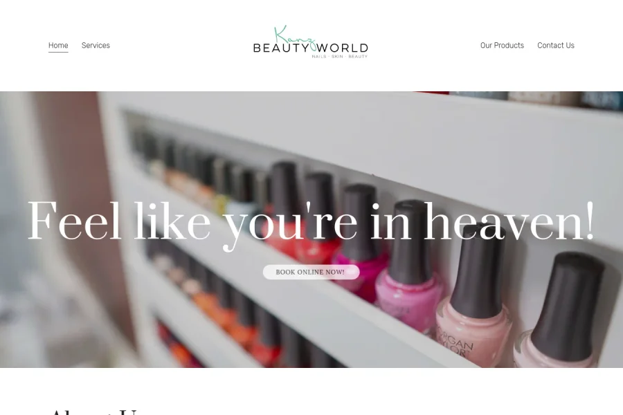 Kanz Beauty World New Website