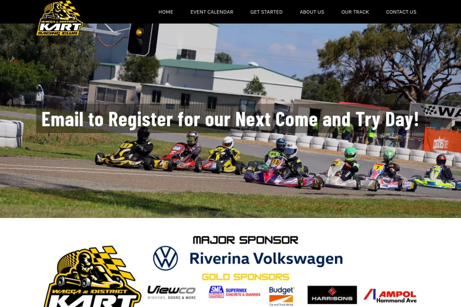 Wagga & District Kart Racing Club New Website